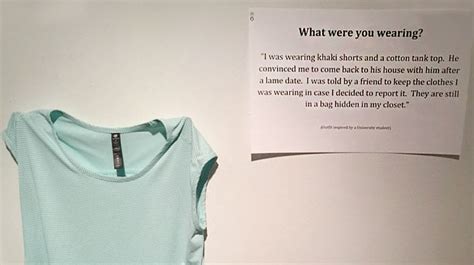 Victims Who Were Told That Their Clothing Got Them Sexually Assaulted