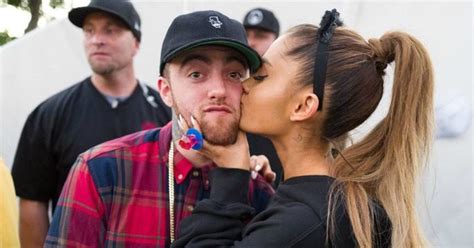 Ariana Grande Kisses Mac Miller After Concert Attack In Pics