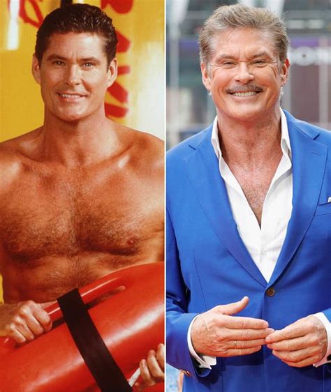 Baywatch Pamela Anderson David Hasselhoff And The Stars Pictured Then