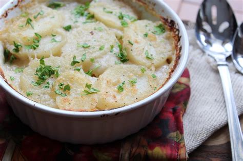 The Lifestyle Notebook Vegan Beer Baked Scalloped Potatoes