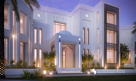 2000 M Private Villa Kuwait Classic Villa Sarah Sadeq Architects