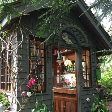 the best cottage garden potting shed tour montana happy