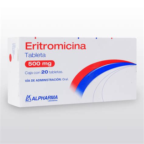 Eritromicina Mg C Tab Alpharma Farmacia