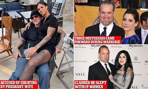 jesse james is accused of being unfaithful to his pregnant wife see his other cheating