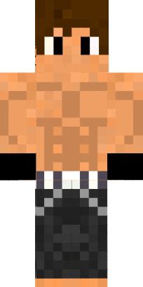Shirtless Minecraft Guy Nova Skin