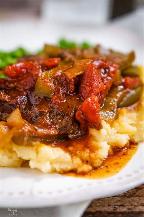 Make sure it's not too thick or thin. Instant Pot BBQ Swiss Steak; fall apart tender round steak ...