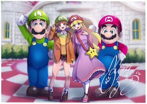 Princess Peach Mario And Luigi