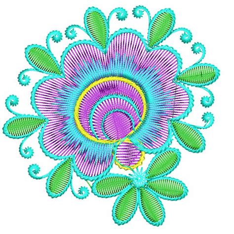 Beautiful Floral Embroidery Design