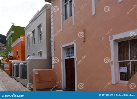 Coloured Houses Bo Kaap Cape Town South Africa Editorial Stock Photo