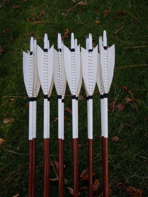 Traditional Archery Arrows 50 55lb Dozen Arrows Wood