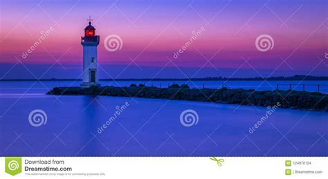 Sunrise On A Lighthouse Stock Photo Image Of Nbeautiful 124970124