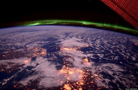 Astronaut Captures Stunning Picture Of United Kingdom With Aurora