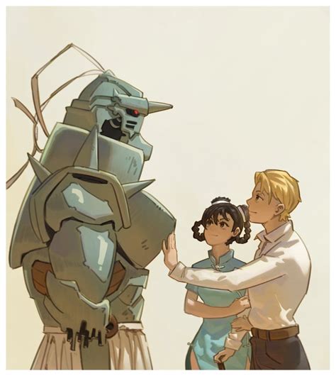 Alphonse Elric And May Chang Fullmetal Alchemist Drawn By Dotr Art