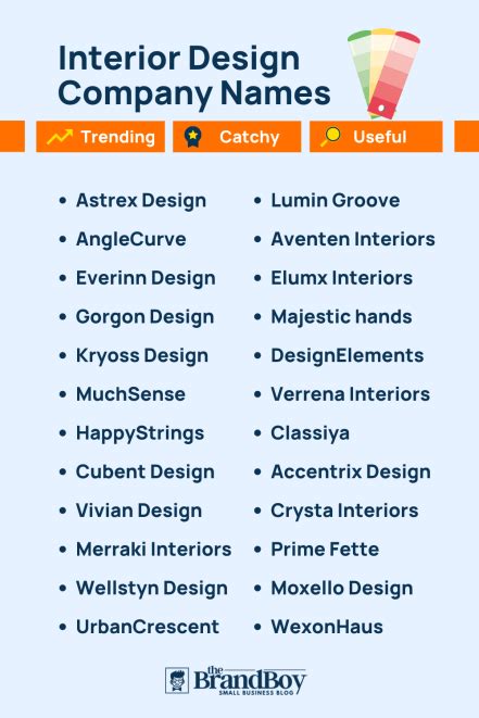 Good Interior Design Names 370 Interior Design Business Names Ideas