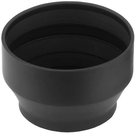 Business And Industrie 49mm Collapsible 3 Stage Screw In Rubber Lens Hood