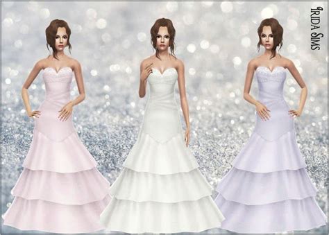 Irida Sims Wedding Dress 07 Wedding Dress Clothes Sims 3 Wedding