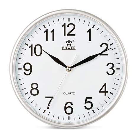 Ajanta Quartz Wall Clock 32 Cm X 32 Cm X 32 Cm Silver