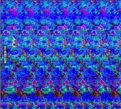 Gotta Love Stereograms You Need To Cross Your Eyes In A Certain Way