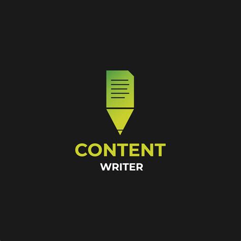 Content Writer Logo Template 195996 Templatemonster