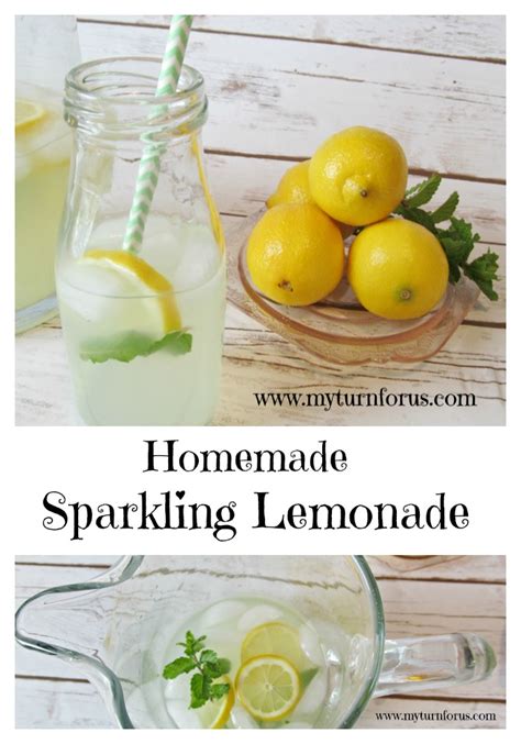 Homemade Sparkling Lemonade My Turn For Us