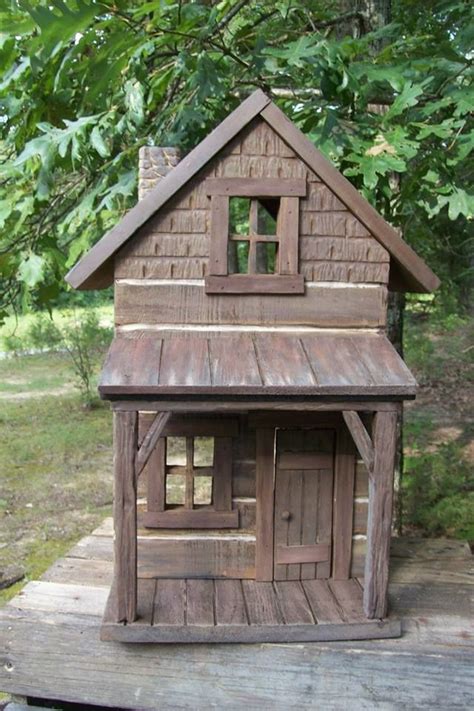 Inside, the home may be designed with the great room, dining area and kitchen open. Log Cabin Two Story Dollhouse Cedar Hand Carved 1:12 ...