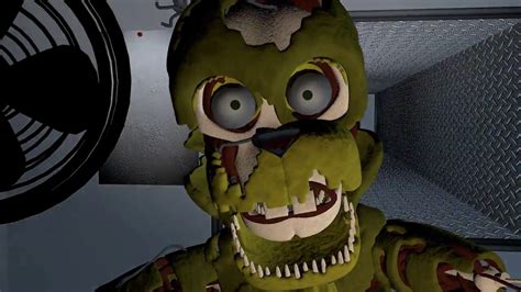 C4dfnaf Salvaged Springtrap Jumpscare Recreation Youtube