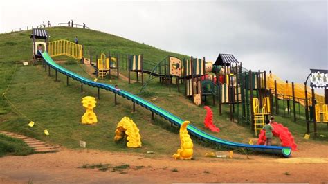 Playground On A Man Made Hill Youtube