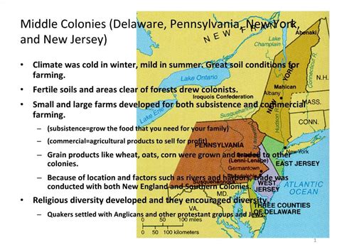 Ppt Middle Colonies Delaware Pennsylvania New York And New Jersey