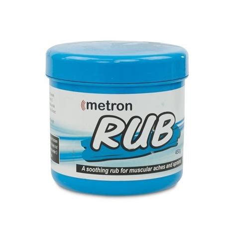 Metron Rub Herbal Relief Soothing Rub Cream For Muscular Sprains