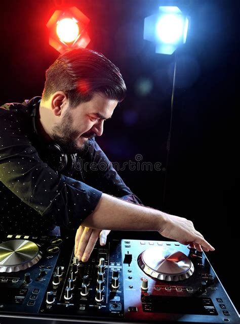 Dj Playing Music Stock Photo Image Of Disc Dance Event 38702732