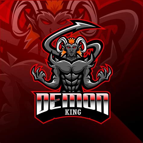 Demon King Esport Mascot Logo 7710975 Vector Art At Vecteezy