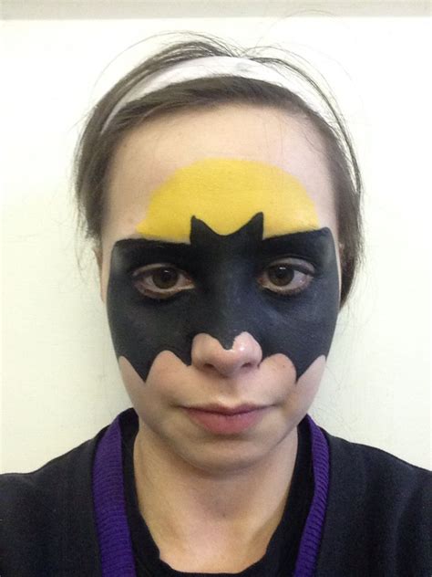 Easy Batman Face Paint By Vikki Sukies Parties Face Painting