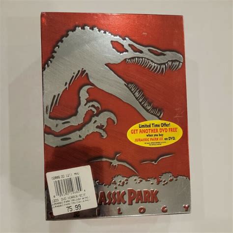 Jurassic Park Trilogy Dvd 2001 4 Disc Set For Sale Online Ebay