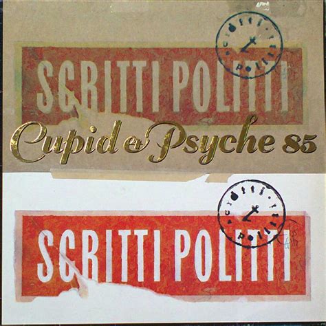 Scritti Politti Cupid And Psyche 85 1985 Embossed Cover Vinyl Discogs