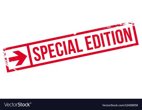 Special Edition Stamp Royalty Free Vector Image