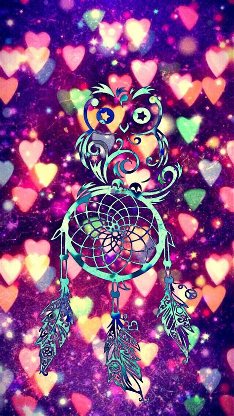 Pin By Laura Piña On Arte Dreamcatcher Wallpaper Owl Wallpaper Cute