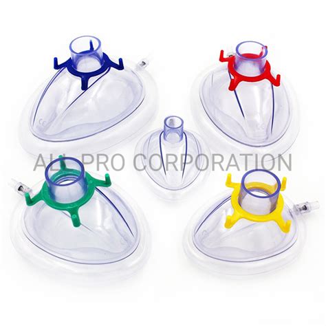 Medical First Aid Pvc Or Silicone Anesthesia Mask With All Size China