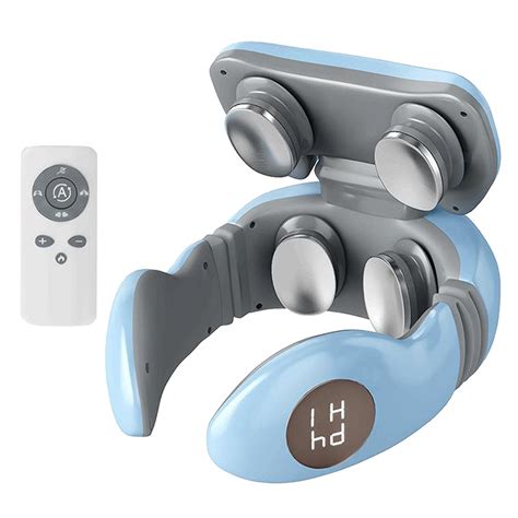 H61 Electric Pulse Neck Massager 3d Deep Tissue Massage With Remote Control Ebay