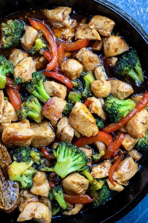 Teriyaki Chicken Broccoli Stir Fry Recipe Wonkywonderful