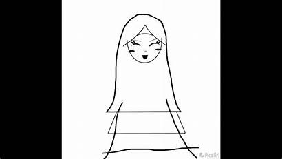 Kartun Gambar Muslim Wanita Pria Dan Baju