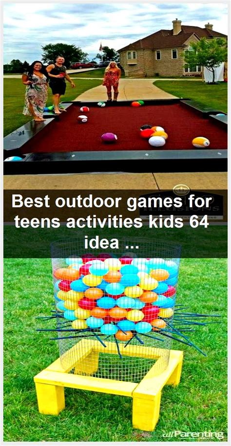 Sencillos de preparar ¡y super. Los mejores juegos al aire libre para actividades para adolescentes para niños 64 ideas #jueg ...