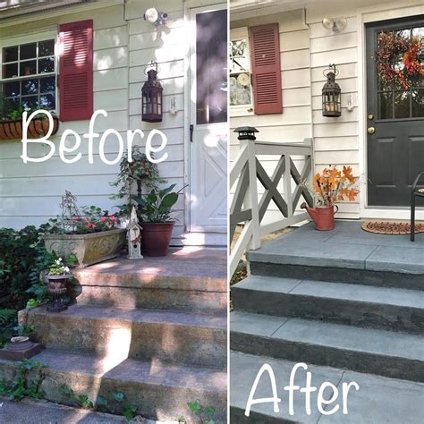 Stylewise Budget Friendly Concrete Patio And Stairs Makeover