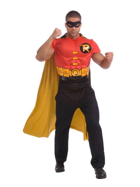 Dc Comics Robin Muscle Chest Adult Costume
