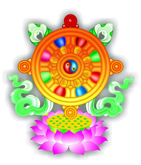 Eight Auspicious Symbols Buddhism Tibetan Pdf Etsy