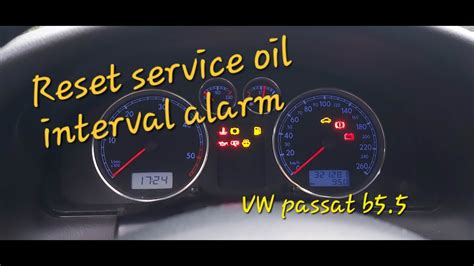 How To Reset Volkswagen Passat B55 Service Oil Interval Alarm Youtube