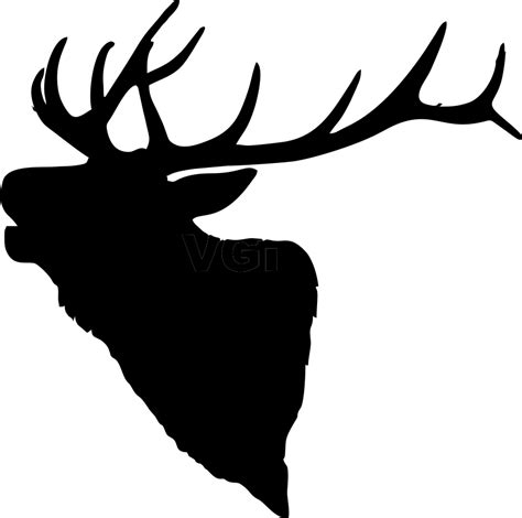 Elk Head Silhouette Patterns Elk Silhouette Silhouette Art Elk Head