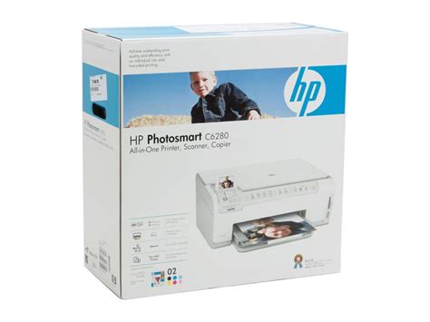 Hp Photosmart C6280 Cc988a Ethernet Rj 45 Usb Thermal Inkjet Mfc