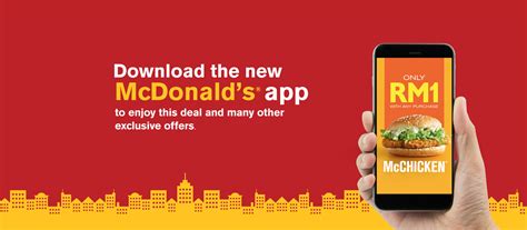 Find the best discount and save! NEW McDonald's app | McDonald's® Malaysia