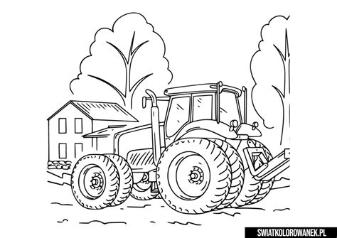 Kolorowanki Traktory Wiatkolorowanek Pl