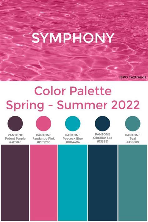 Refreshing colors for summer with a touch of pastel. The Spring/Summer 2022 Color Palette - #color #farbpalette ...